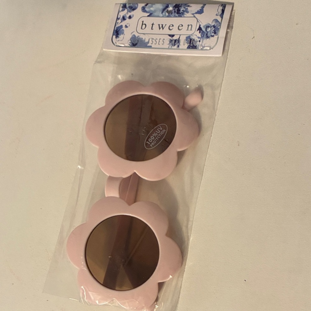 btween Pink Floral Kids Sunglasses